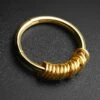 Gold PVD Magnetic Multi Hoop Ear Weight 2 Gold PVD Magnetic Multi Hoop Ear Weight -Stretch It Body Jewellery gold pvd magnetic multi hoop ear weight