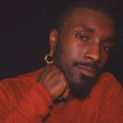 Gold PVD Magnetic Multi Hoop Ear Weight -Stretch It Body Jewellery gold pvd magnetic multi hoop ear weight model shot