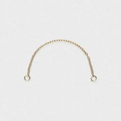 Gold PVD Titanium Nose Chain
