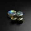 Grade B Labradorite Double Flare Convex Stone Plug -Stretch It Body Jewellery grade b labradorite double flare convex stone plug
