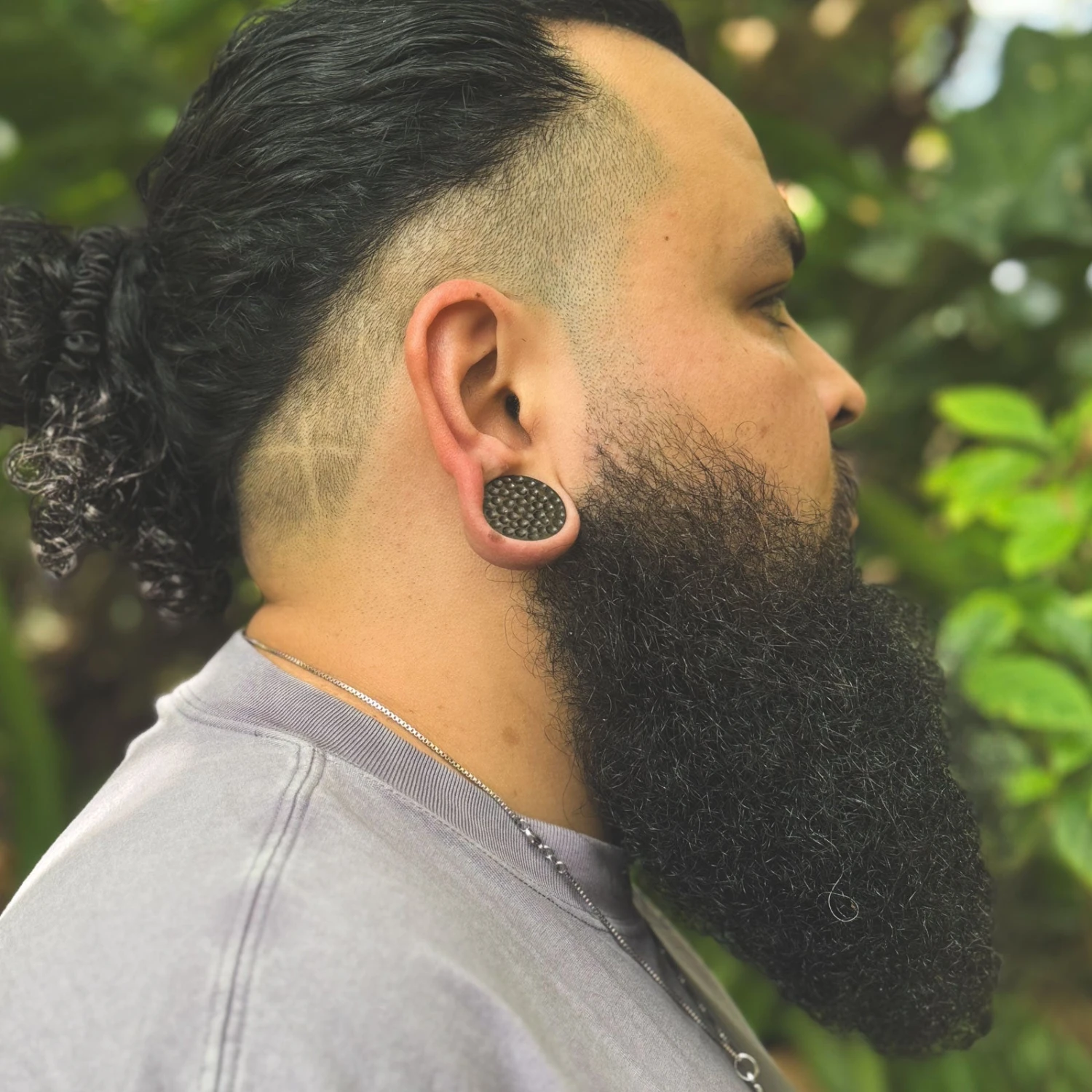 Hammered Sono Wood Double Flare Plug 4 Hammered Sono Wood Double Flare Plug - Image 2