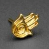 Hamsa 18k Gold Plated Threadless Top -Stretch It Body Jewellery hamsa god plated threadless top