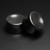 Hematite Double Flare Concave Stone Plug