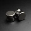 Hematite Double Flare Stone Plug 2 Hematite Double Flare Stone Plug -Stretch It Body Jewellery hematite double flare stone plugs