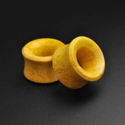 Jackfruit Wood Double Flare Concave Tunnel