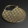 Japanese Wave Brass Plug Hoops -Stretch It Body Jewellery japanese wave brass plug hoops