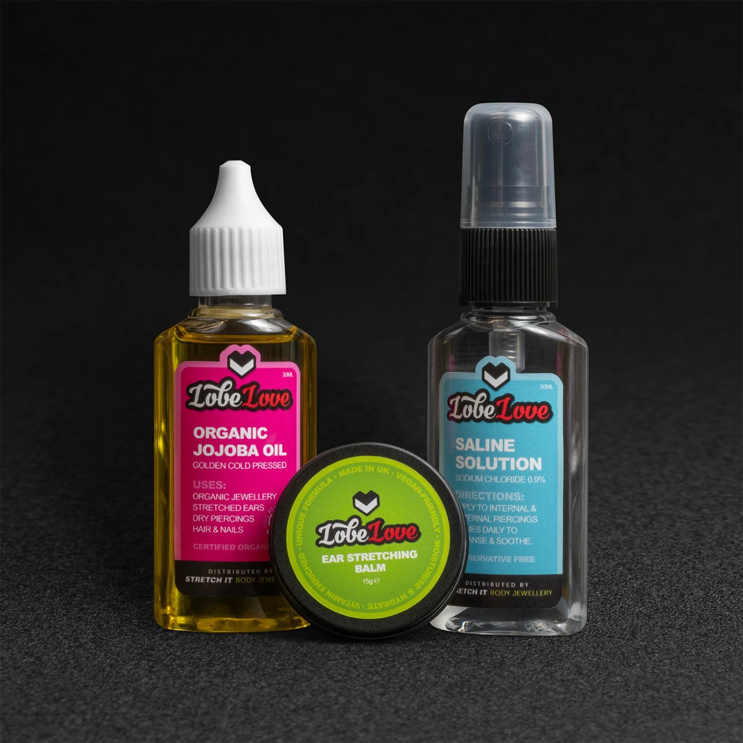 LobeLove™ Aftercare Trio 2 LobeLove™ Aftercare Trio