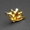Lotus Flower 18k Gold Plated Threadless Top