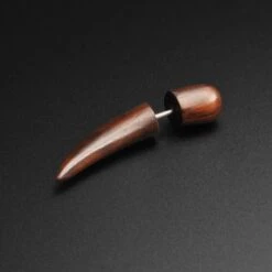 Narra Wood Fake Gauge Curved Taper