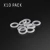 Clear Medical-grade Silicone O-Ring (10 Pack) -Stretch It Body Jewellery o ring 10pc