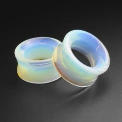 Opalite Double Flare Concave Tunnel