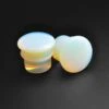 Opalite Single Flare Convex Plug 1 Opalite Single Flare Convex Plug -Stretch It Body Jewellery opalite single flare convex stone plug