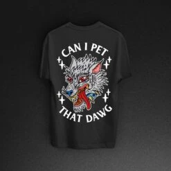 Pet That Dawg T-Shirt - Black