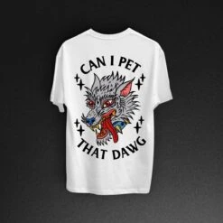 Pet That Dawg T-Shirt - White
