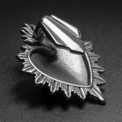 Punk Vintage Heart Surgical Steel Ear Weight -Stretch It Body Jewellery punk vintage heart surgical steel ear weight back