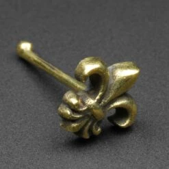 Regal Brass Nose Stud (Nose Bone)