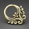 Regal Brass Seamless Septum Ring 2 Regal Brass Seamless Septum Ring -Stretch It Body Jewellery regal brass seamless rings