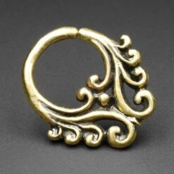 Regal Brass Seamless Septum Ring