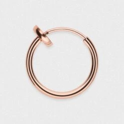 Rose Gold PVD Fake Nose Ring