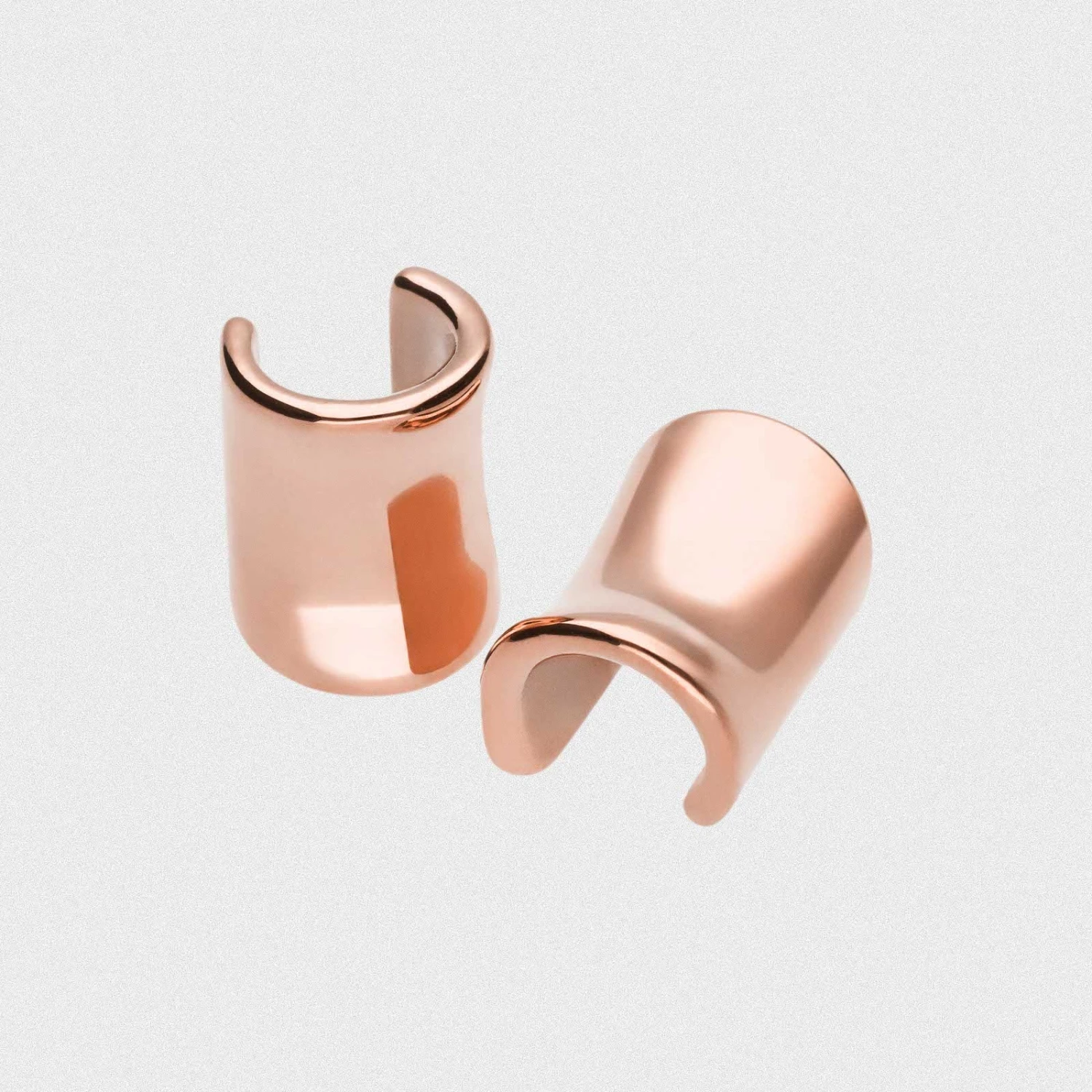 Rose Gold PVD Lobe Cuff 3 Rose Gold PVD Lobe Cuff