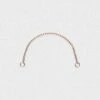 Rose Gold PVD Titanium Nose Chain -Stretch It Body Jewellery rose gold pvd titanium nose chain 1 Web