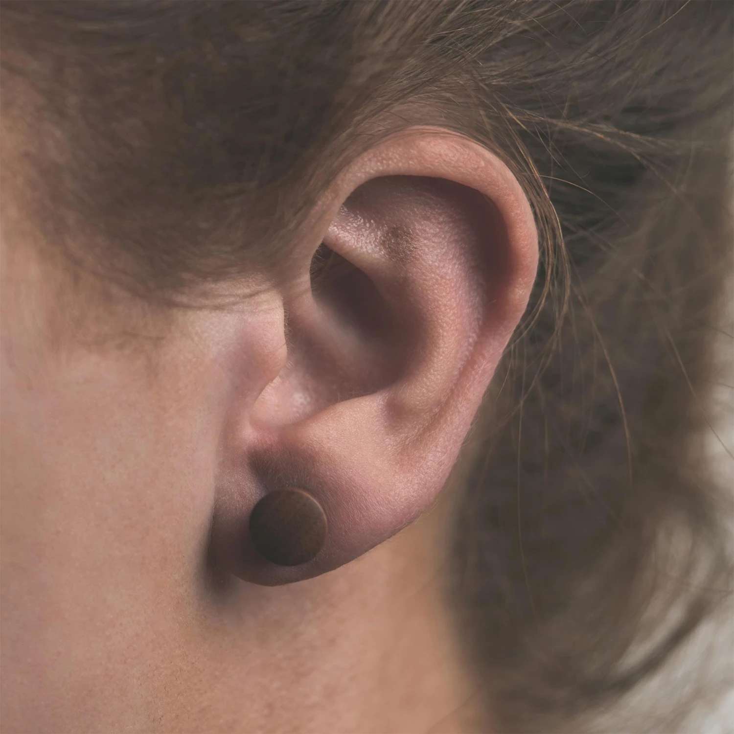 Saba Wood Fake Gauge Plug 4 Saba Wood Fake Gauge Plug - Image 2