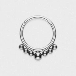Septenary Dot Titanium Septum Clicker