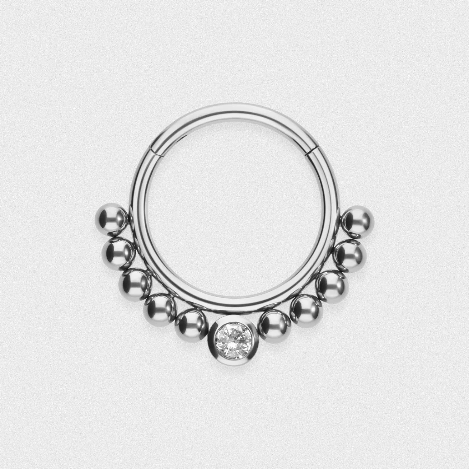 Single Jewel Multi Dot Titanium Septum Clicker 3 Single Jewel Multi Dot Titanium Septum Clicker