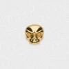 Skull 18k Gold Plated Threadless Top 2 Skull 18k Gold Plated Threadless Top -Stretch It Body Jewellery skull 18k gold plated threadless top 1 web grey