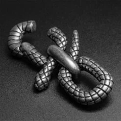 Snake Cable Chain Surgical Steel Magnetic Ear Weight -Stretch It Body Jewellery snake cable chain surgical steel magnetic ear weight open