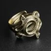 Snake Pit Brass Ring -Stretch It Body Jewellery snake pit brass ring