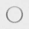 Snake Skin Titanium Septum Clicker Ring 1 Snake Skin Titanium Septum Clicker Ring -Stretch It Body Jewellery snake skin titanium septum clicker ring 1 web grey