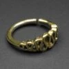 Snake Wave Brass Seamless Nose Ring