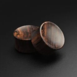 Sono Wood Double Flare Concave Plug