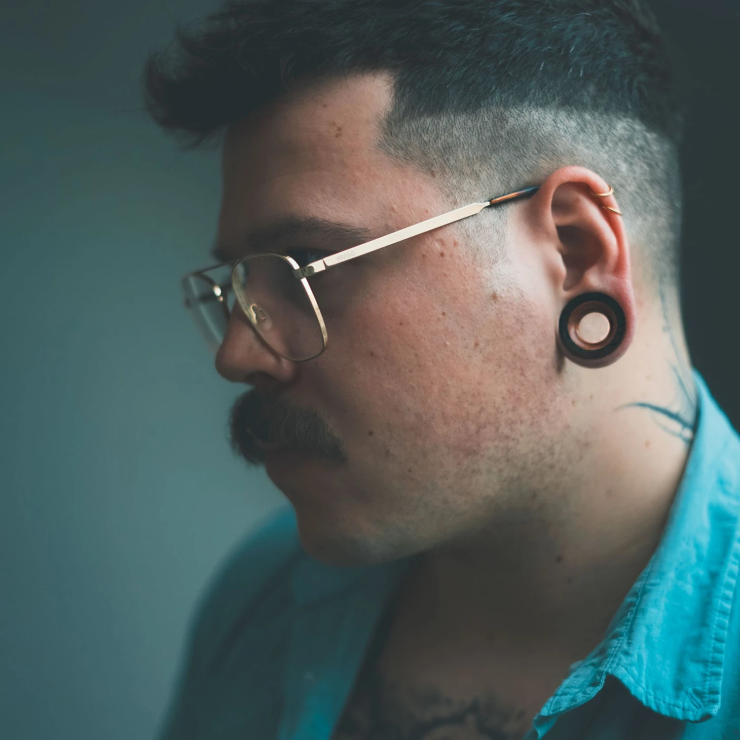 Sono Wood Double Flare Concave Tunnel With Saba Wood Inlay 4 Sono Wood Double Flare Concave Tunnel With Saba Wood Inlay - Image 2