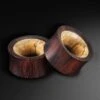Sono Wood Double Flare Concave Tunnel With Tamarind Wood Inlay -Stretch It Body Jewellery sono wood double flare concave tunnel with tamarind wood inlay
