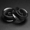 Spiral Black PVD Saddle Ear Weight