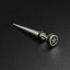 Star Design Surgical Steel Fake Gauge Taper -Stretch It Body Jewellery star design surgical steel fake gauge taper