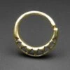 Sunrise Brass Seamless Septum Ring 2 Sunrise Brass Seamless Septum Ring -Stretch It Body Jewellery sunrise brass seamless rings