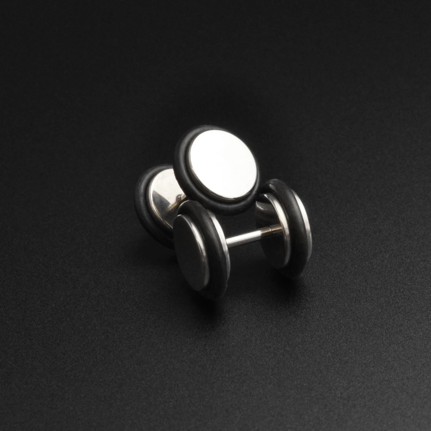 Surgical Steel Fake Gauge Plug 3 Surgical Steel Fake Gauge Plug