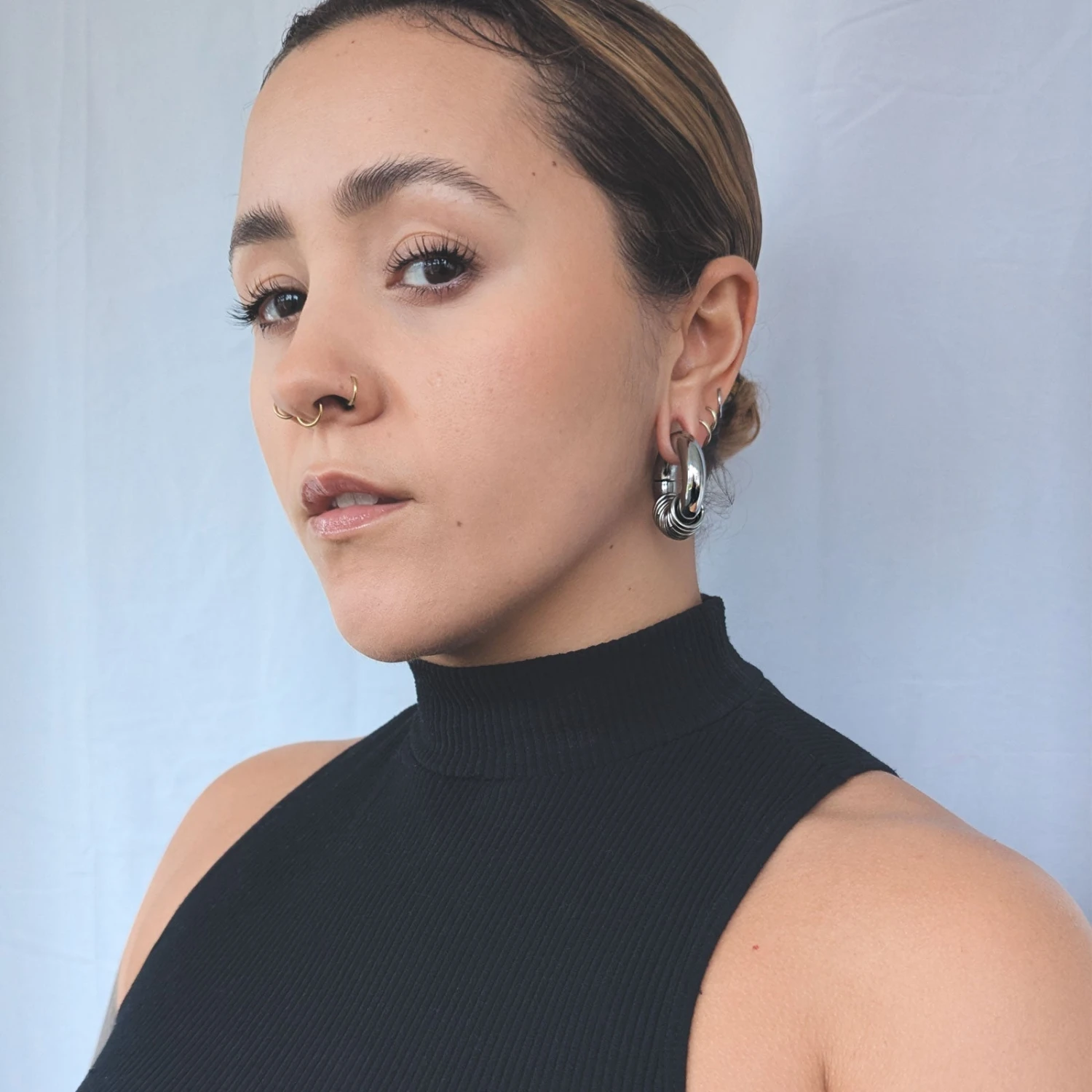 Surgical Steel Magnetic Multi Hoop Ear Weight 4 Surgical Steel Magnetic Multi Hoop Ear Weight - Image 2