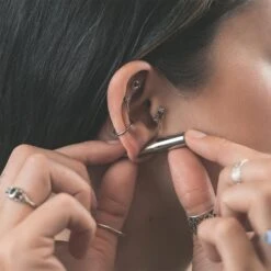 Surgical Steel Taper -Stretch It Body Jewellery surgical steel taper model shot one