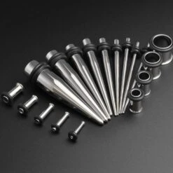 Surgical Steel Taper & Single Flare Tunnel Kit