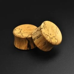 Tamarind Wood Double Flare Concave Plug