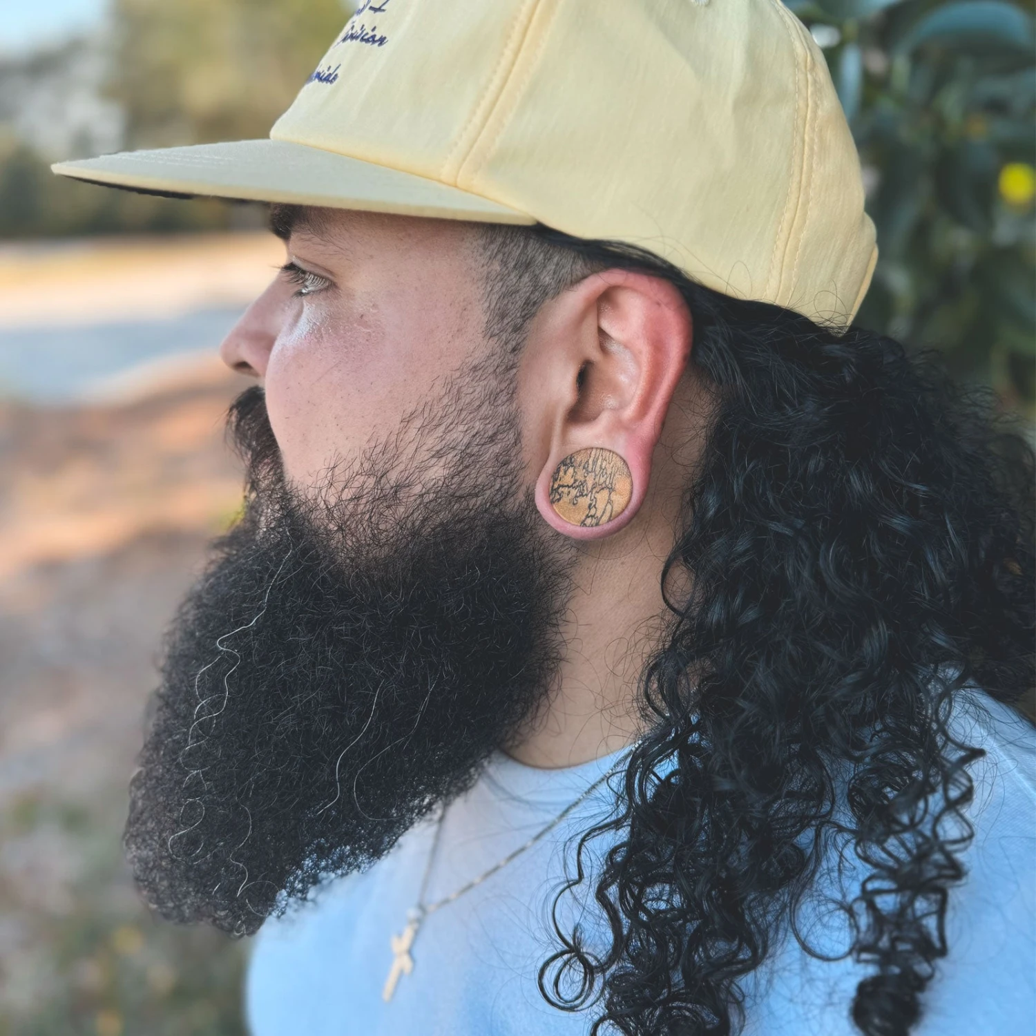 Tamarind Wood Double Flare Concave Plug 6 Tamarind Wood Double Flare Concave Plug - Image 4