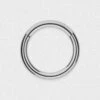 Titanium Hinged Segment Ring -Stretch It Body Jewellery titanium hinged segment ring grey