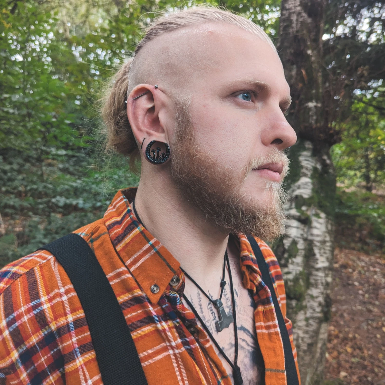 Trio Mushroom Black PVD Saddle Ear Weight 4 Trio Mushroom Black PVD Saddle Ear Weight - Image 2