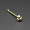 Triple Dot Brass Nose Stud (Nose Bone)