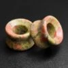 Unakite Double Flare Concave Stone Tunnel