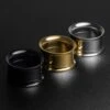 Double Flare Screw Fit Tunnel (Internally Threaded) Bundle -Stretch It Body Jewellery web.BUN PVD SUR 0003